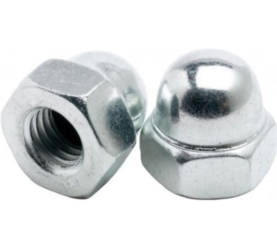 Изображение товара Гайка ОПМ DIN 1587 М8 6 zn 500 шт П0000034018