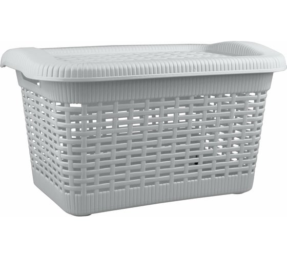Изображение товара Универсальная корзина Econova 20 л, 450х300х250 мм светло-серый 431293230
