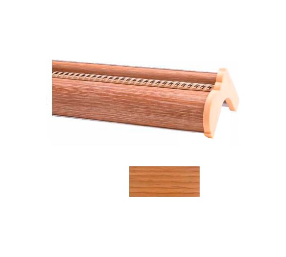 Изображение товара Карниз для штор АЛКОМ-М двухрядный, алюминиевый, 150 см, АМ 031 Пмн вяз японский АМ 031-9