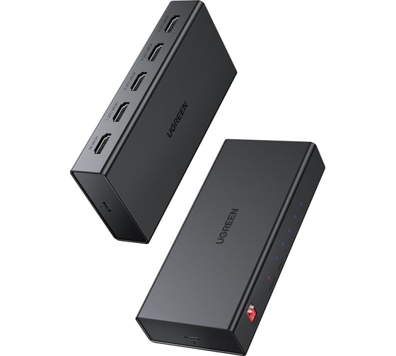 Изображение товара Сплиттер Ugreen CM570 (90514) 4K 60Hz HDMI 2.0 1-4 Splitter. Цвет: черный 90514_