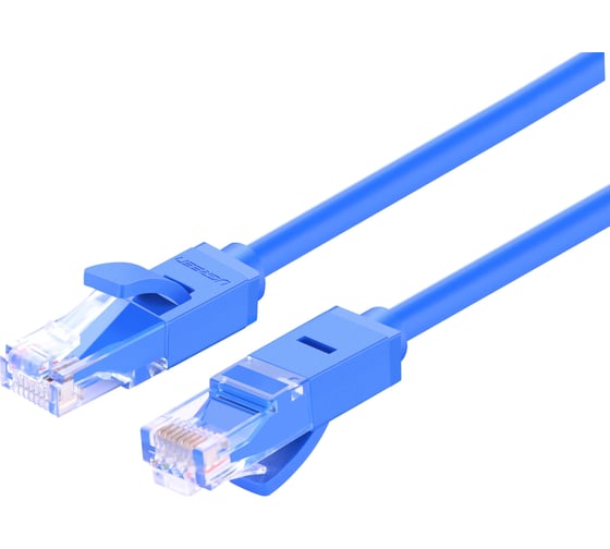 Изображение товара Кабель сетевой Ugreen NW102 (11204) Cat 6 8-Core U/UTP Ethernet Cable. Длина: 5м. Цвет: синий 11204_