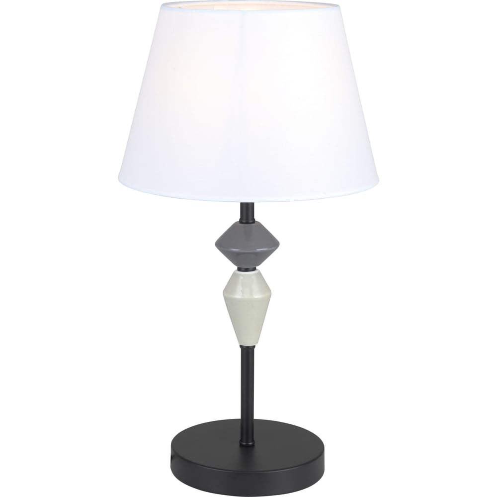 Изображение товара Настольная лампа Rivoli Alisia 7096501 классика белый черный 40 Вт