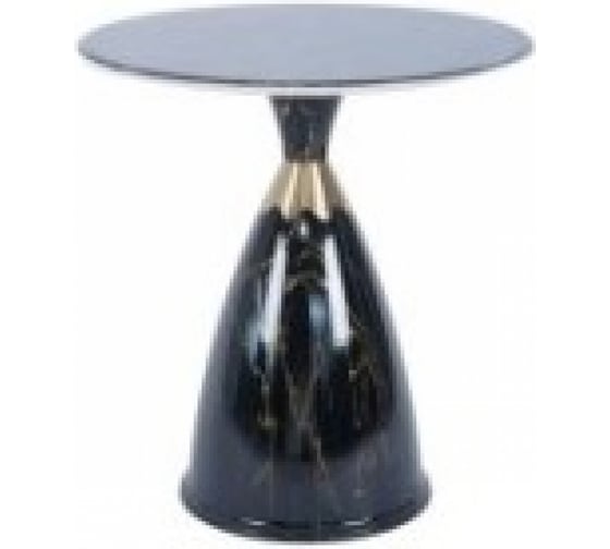 Изображение товара Кофейный столик BRADEX Secret диаметр 45x54 см, черный мрамор, металл, керамика FR 1038