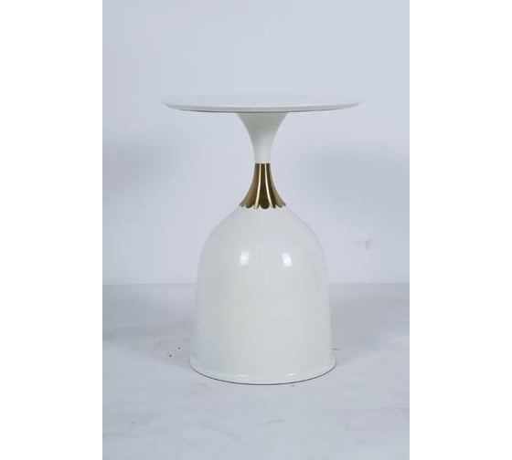 Изображение товара Кофейный столик BRADEX Stupa диаметр 40x54 см, белый, металл FR 1031