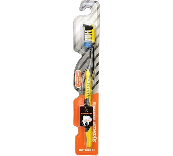 Изображение товара Зубная щетка HAPPY LIFE желтая CPA10-02