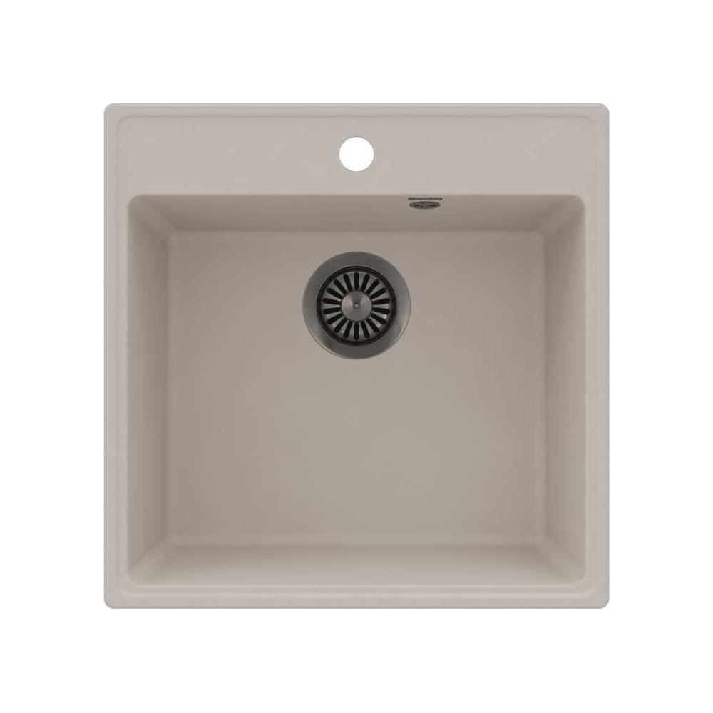 Изображение товара Кухонная мойка MAUNFELD Perla 505 светло-бежевый кварцевый композит