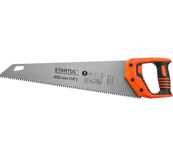 Изображение товара Ножовка по дереву STARTUL MASTER 450 мм, 4 TPI ST4240-45