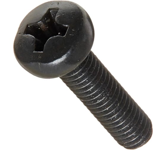 Изображение товара Винт ОПМ DIN 7985 М6x12 4.8 zn black 1000 шт. УТ000101698