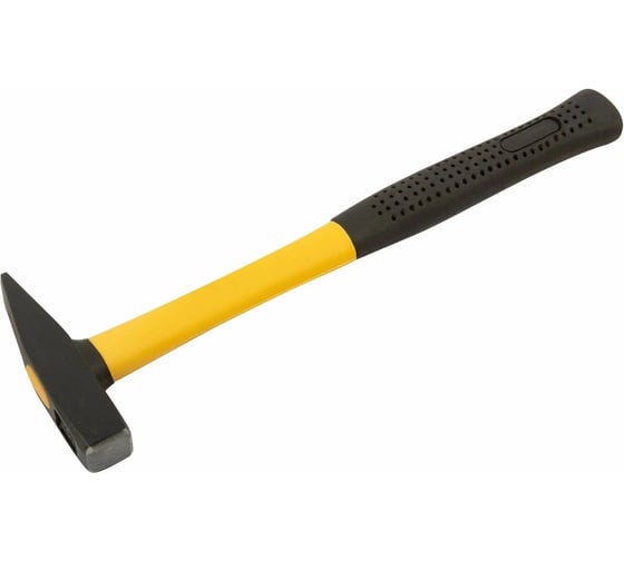 Изображение товара Молоток ОПМ 53035007 500 г, квадратный боек с фиберглассовой ручкой УТ000084823