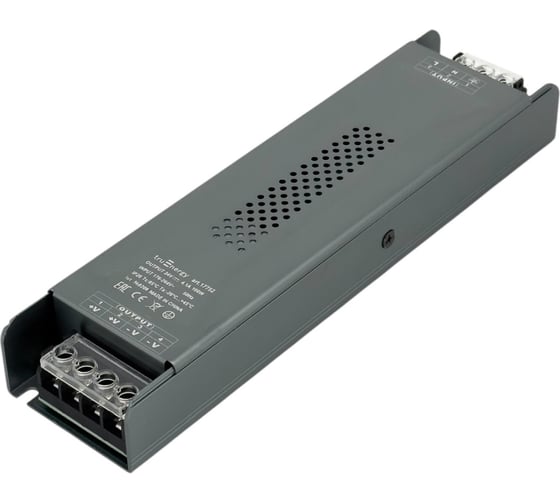 Изображение товара Блок питания для светодиодной ленты truEnergy Premium 24V, 100W, IP20, алюминий, 166x55x29мм 17752