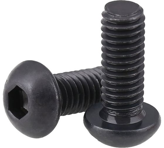 Изображение товара Винт ОПМ ISO 7380-1 М8x16 10.9 black flZnncL-720h 100 шт УТ000133537