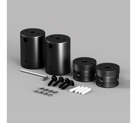 Изображение товара Набор для двухстороннего накладного монтажа MAYTONI Nemo D25 черный 20320