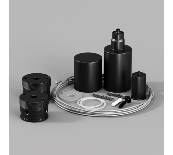 Изображение товара Набор для вертикального подвесного монтажа MAYTONI Nemo D25 черный 20309