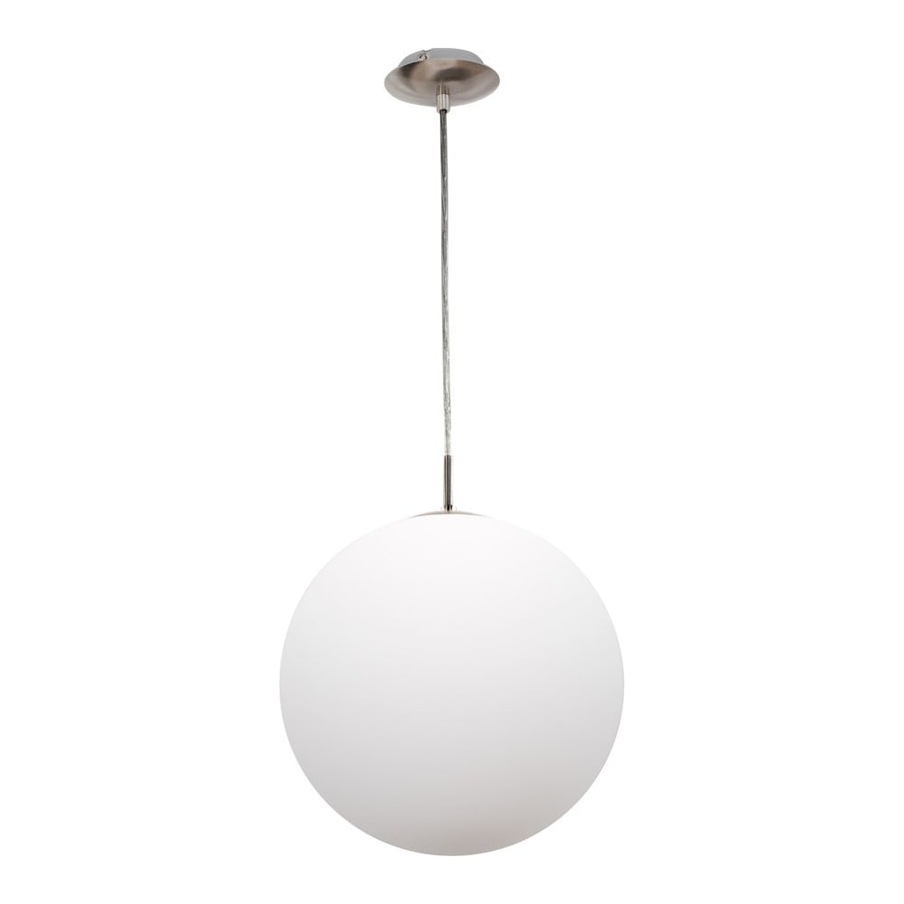 Изображение товара Современный подвесной светильник OSTerrig 60Вт OStBall, шар, стекло, никель