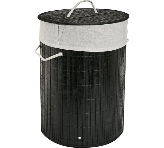 Изображение товара Складная корзина для белья VIDAGE Sepet, 48 л, 35x35x50 см, бамбук, черный 1392001