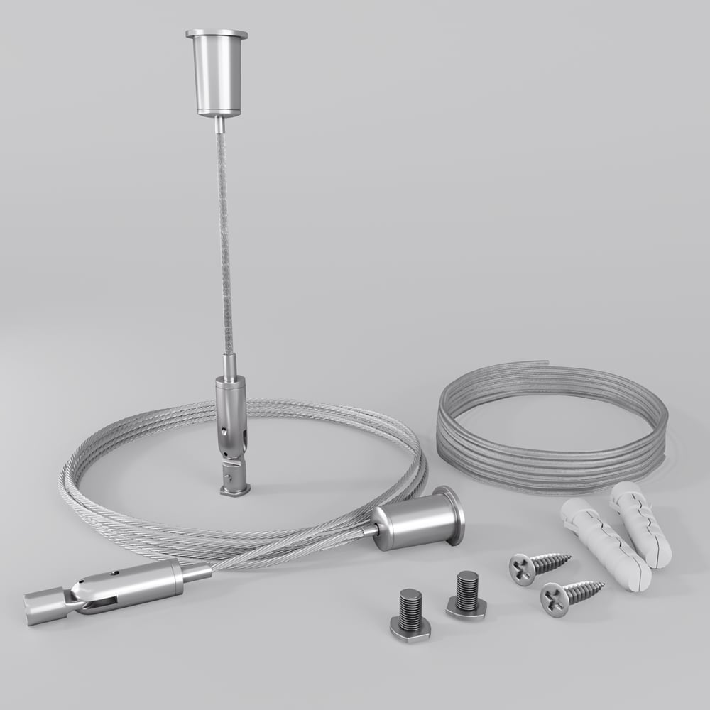 Изображение товара Комплект подвесов MAYTONI ALM-3535R-PE-2M для радиусного профиля 2м