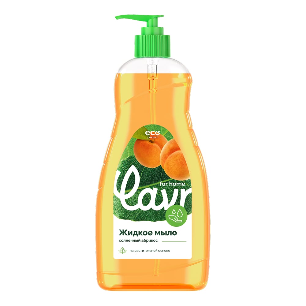 Изображение товара Жидкое мыло LAVR for home Солнечный абрикос 500 мл с дозатором