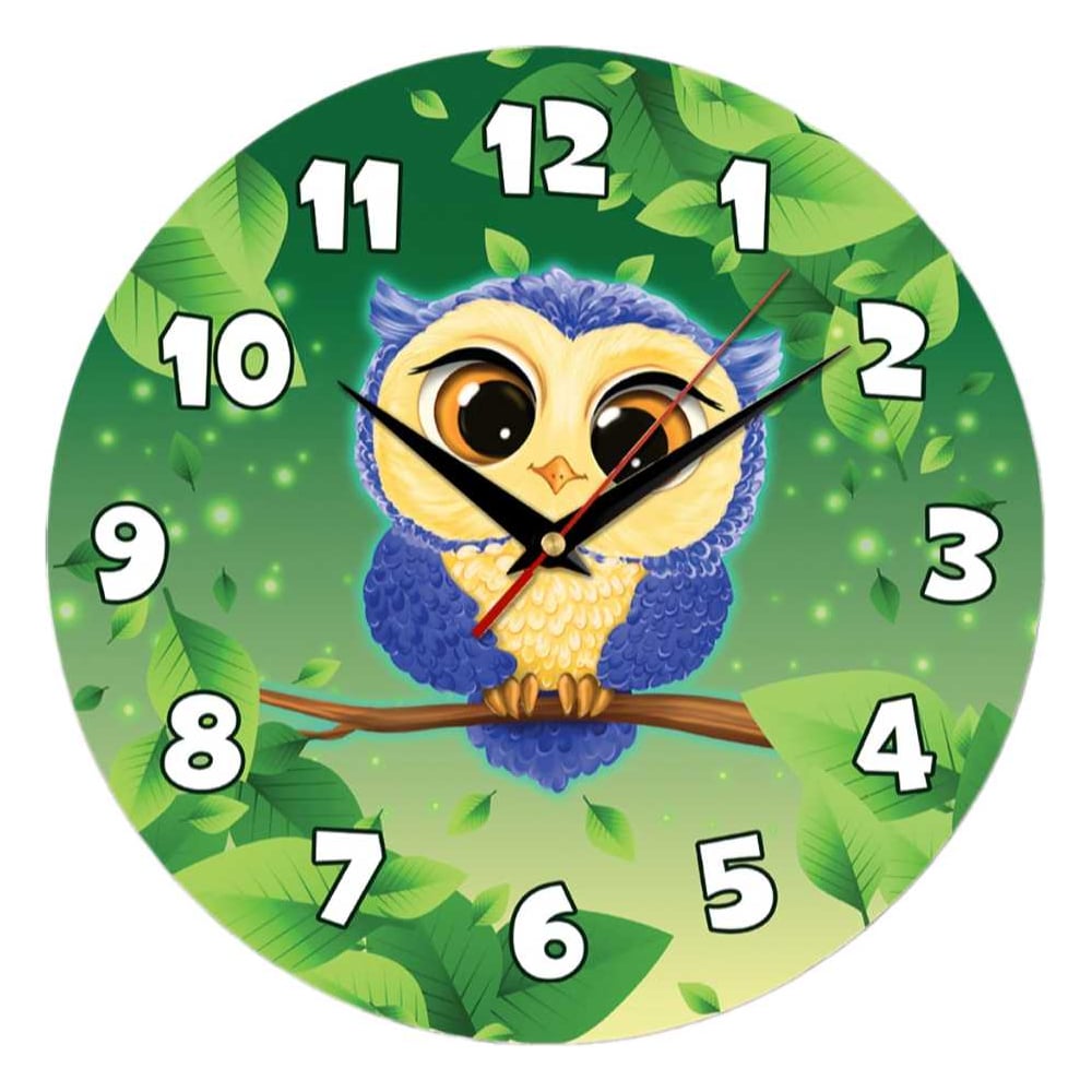 Изображение товара Настенные часы PREZENT Совенок D 290 мм с салфетницей в подарок