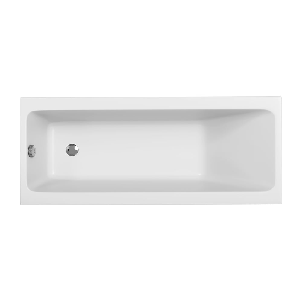 Изображение товара Прямоугольная ванна Cersanit CREA 170x70 белая акриловая для пристенного монтажа