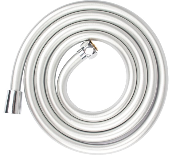 Изображение товара Шланг для душа DORON D24PL, 200 см, оплетка: ПВХ серебристый, (имп/имп), блистер (1/40) 002650