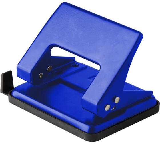 Изображение товара Дырокол Attache Economy до 20 листов, с линейкой, металлический, синий 1039673
