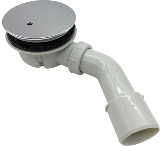 Изображение товара Сифон для душевых поддонов с гидрозатвором BelBagno универсальный, крышка хром BB-01-90