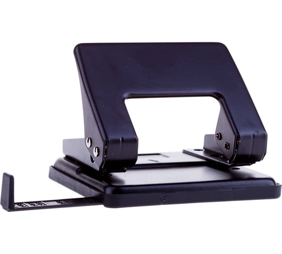 Изображение товара Дырокол Office Space 20 листов, металлический, черный, с линейкой P204_1865BK