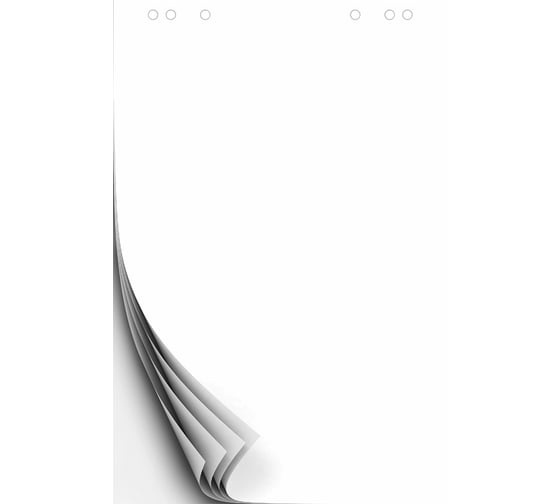 Изображение товара Блокнот для флипчарта Office Space белый 235021