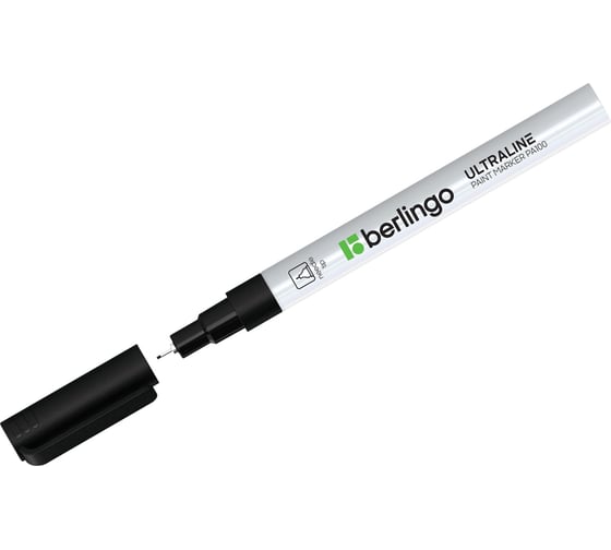 Изображение товара Маркер-краска BERLINGO PA100 черная, 1 мм, нитро-основа BMk_02301