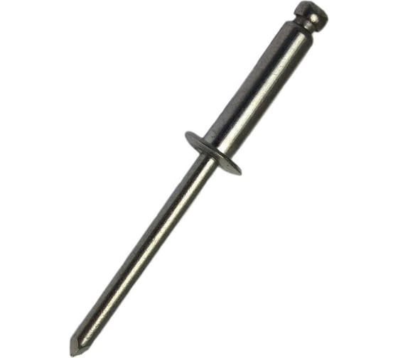 Изображение товара Заклепка ОПМ ~ ISO 15983 тяговая, d3,2x12 А2/А2, с плоской головкой, 1000 шт П0000016320