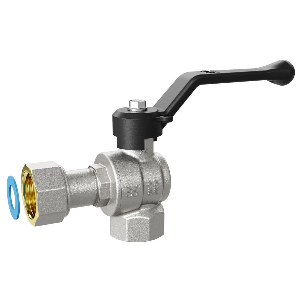 Изображение товара Шаровой кран LD латунь Pride Ду15 угловой Ру40