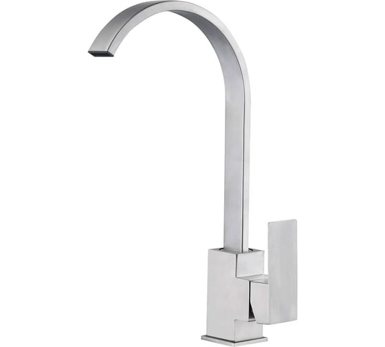 Изображение товара Смеситель для кухонной мойки VIDAGE VFr0203-6-1, нерж сталь, кермический картридж, цвет сатин 1601096 1601096