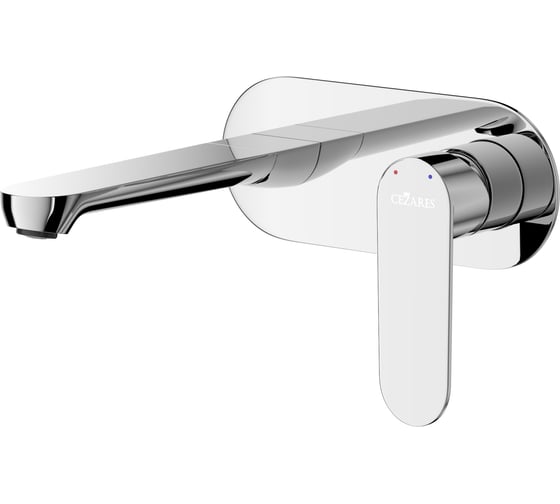 Изображение товара Смеситель для раковины встраиваемый Cezares с внутренней частью, без донного клапана, сатин STYLUS-BLI1-IN-W0