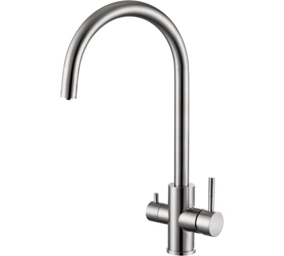 Изображение товара Смеситель для кухни с подключением фильтра Wesnaart сатин EKO05-111