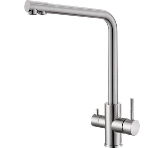 Изображение товара Смеситель для кухни с подключением фильтра Wesnaart сатин EKO05-151