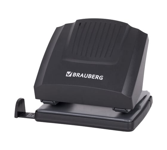 Изображение товара Дырокол BRAUBERG Super, до 30 листов, черный 272744