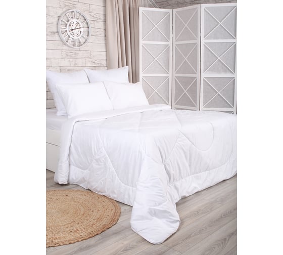 Изображение товара Одеяло MONA LIZA 539126 195х215, зимнее, Лебяжий пух, тик New 4670093468023