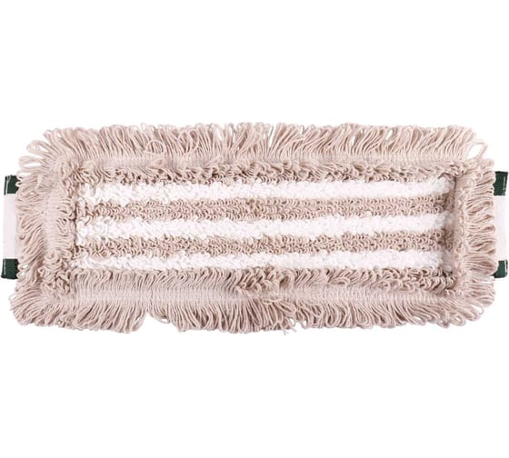 Изображение товара МОП ACG плоский, хлопок+микрофибра, ТАФТИНГ, Эконом, 40 см, Т-стропа под Vileda 1019270