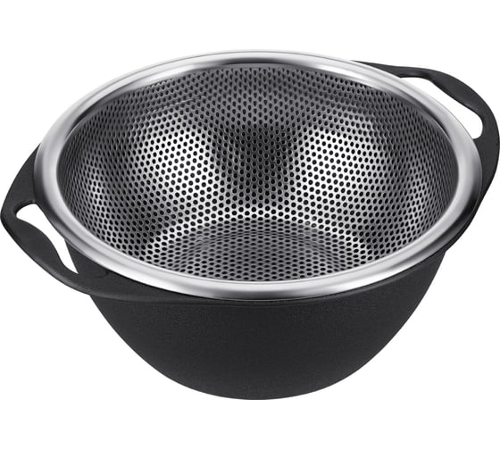 Изображение товара Набор Regent inox 2 предмета, дуршлаг, миска с ручками, 19 см Linea PRONTO 93-PRO-37-19