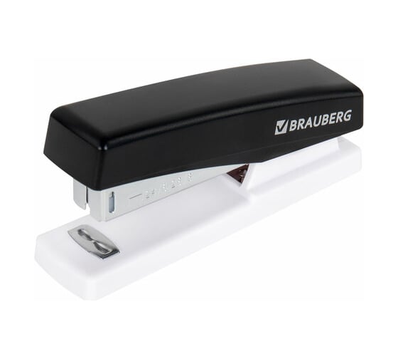 Изображение товара Степлер BRAUBERG №24/6, 26/6 Style, до 25 листов, черный 272747