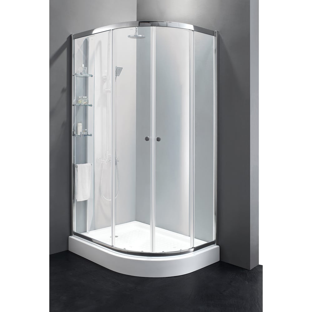 Изображение товара Душевой уголок Cezares ANIMA-W-RH-2-120/100-P-Cr-L с регулировкой ширины
