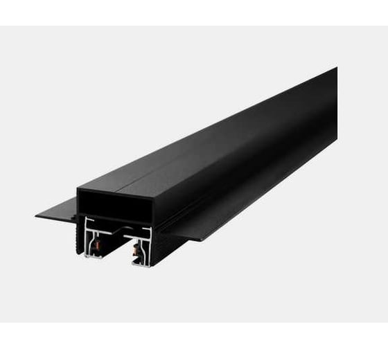 Изображение товара Профиль для монтажа однофазного шинопровода в ГКЛ потолок (2м) ST-Luce Черный Длина 2000мм ST001.429.02