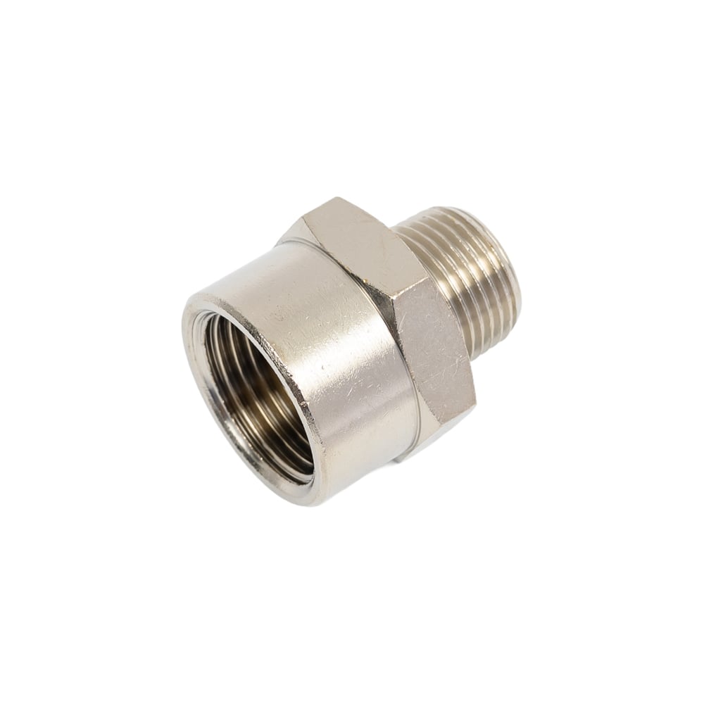 Изображение товара Ниппель переходной BTI П/М конический 3/8-1/2 никелированная латунь 6085