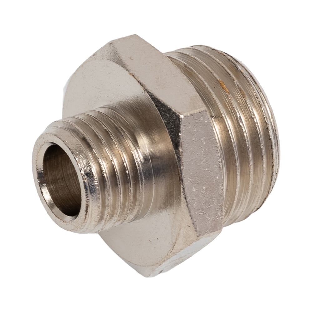 Изображение товара Переходной ниппель BTI 1/4-1/2М из никелированной латуни