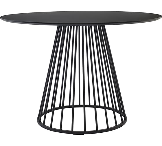 Изображение товара Стол обеденный Bergenson Bjorn Tyra, Ø110 см, черный BB0000119
