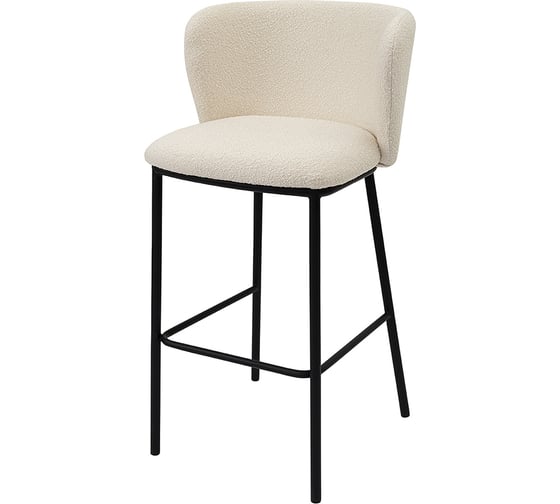 Изображение товара Стул барный Bergenson Bjorn Foggy, букле, молочный BB0000830