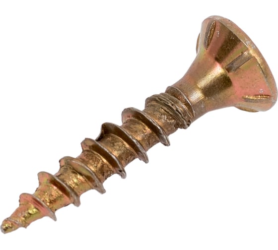 Изображение товара Саморезы конструкционные КРЕП-КОМП потай, Torx, желтый цинк, 3.0x16 мм (1000 шт) скт316