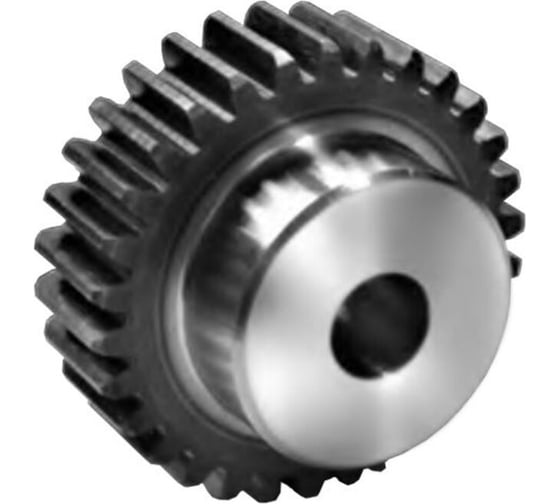 Изображение товара Зубчатая шестерня под расточку со ступицей и калеными зубьями ISKRA PM29T24 M=2.5, Z=24