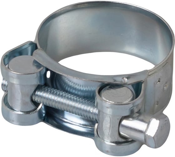 Изображение товара Хомут одноболтовый КРЕП-КОМП 48-51 мм, силовой, W2 (10шт) SIL48-51RB41-W2-10