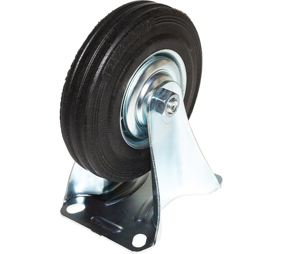 Изображение товара Опора колесная неповоротная SOBELL ф125 мм, нагрузка 100 кг, резина (FC 54) 037125